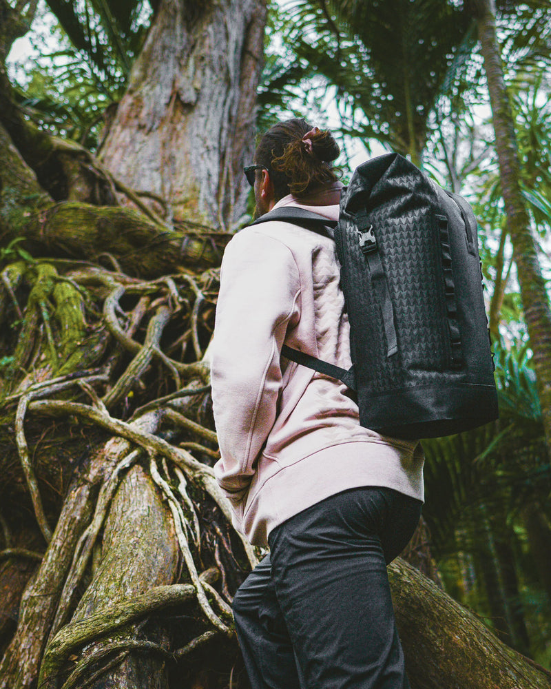 Rolltop Backpack - Black Wolf