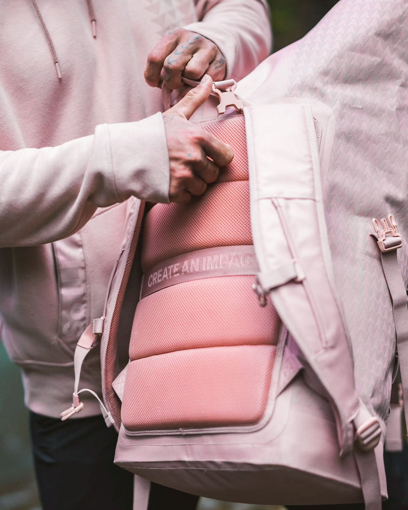 Rolltop Backpack - Dirty Pink