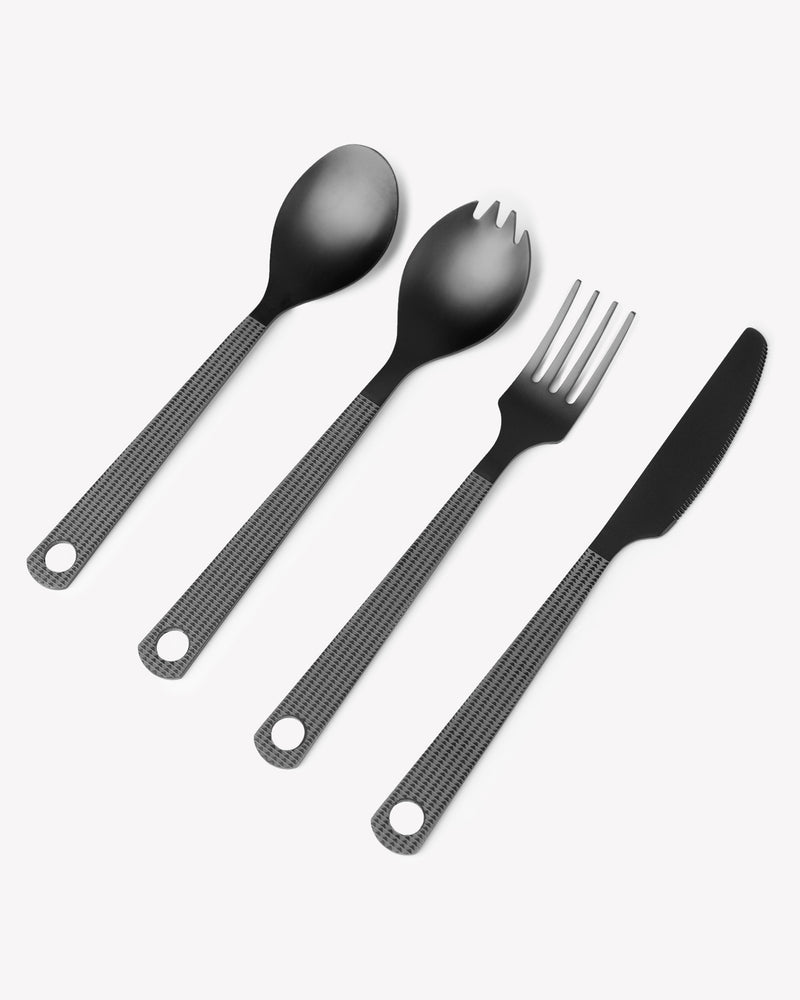 Black Wolf Cutlery Set